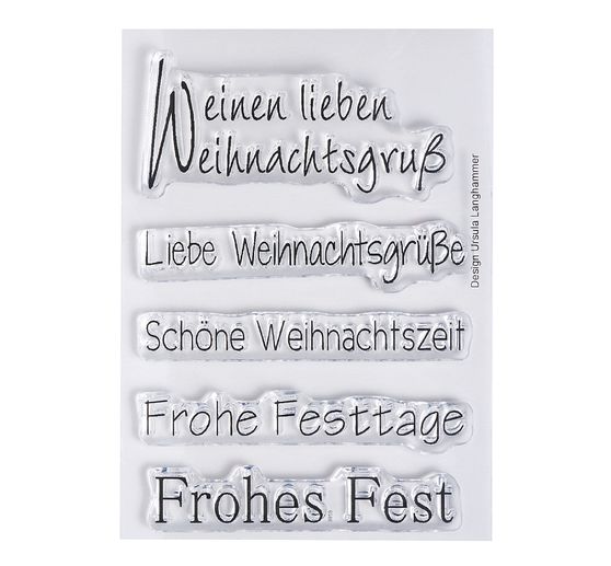 Clear Stempel-Set "Weihnachtsgruß"