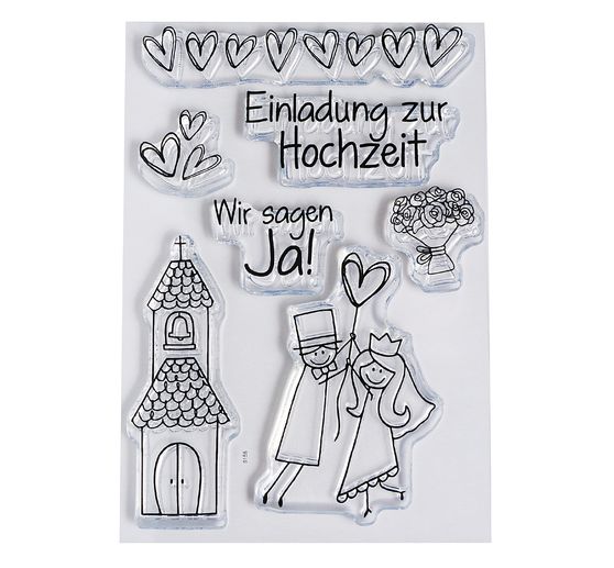 Clear Stempel-Set "Hochzeit"