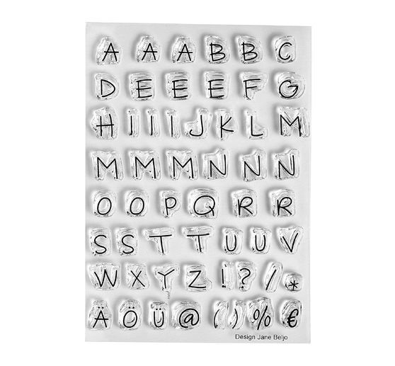 Clear Stempel-Set "Alphabet"