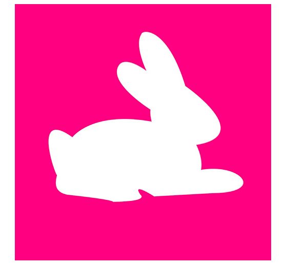 Motivlocher "Hase", 23 x 20 mm