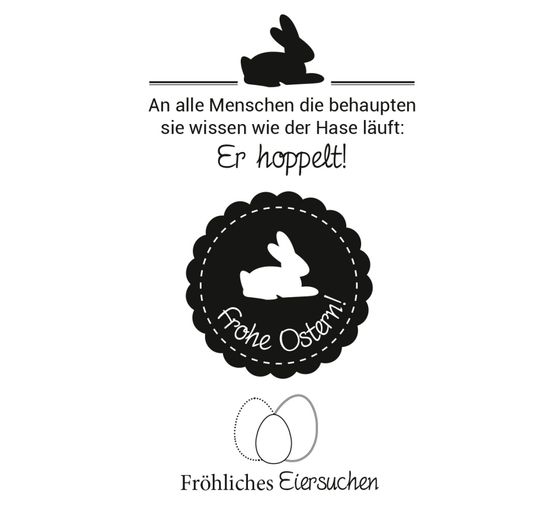 Clear Stamps "Der Hase hoppelt"