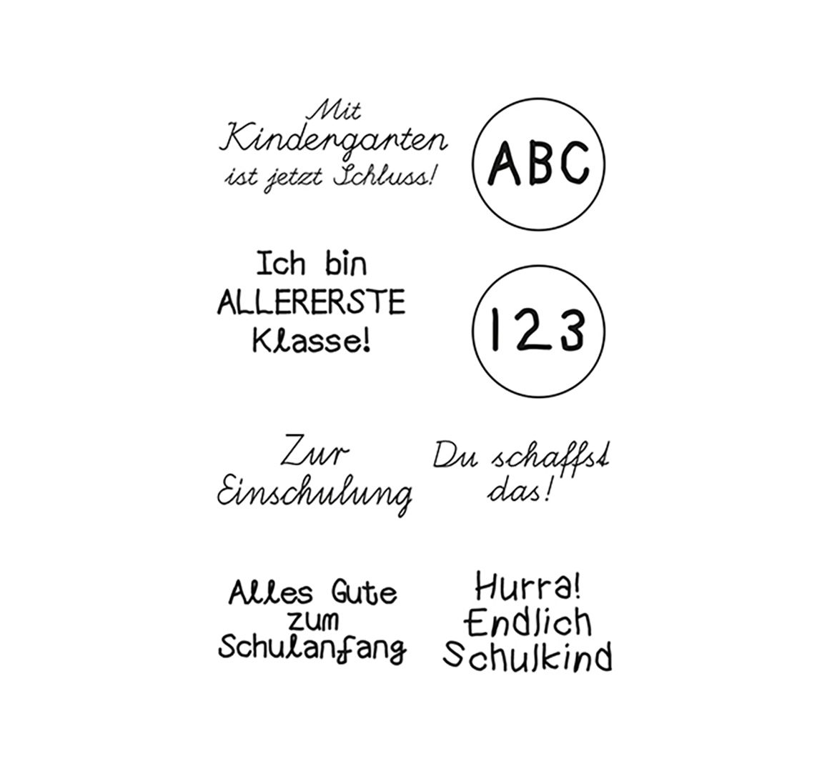 Clear Stamps "Einschulung"