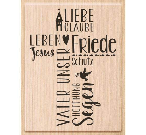 Holzstempel "Vater Unser"