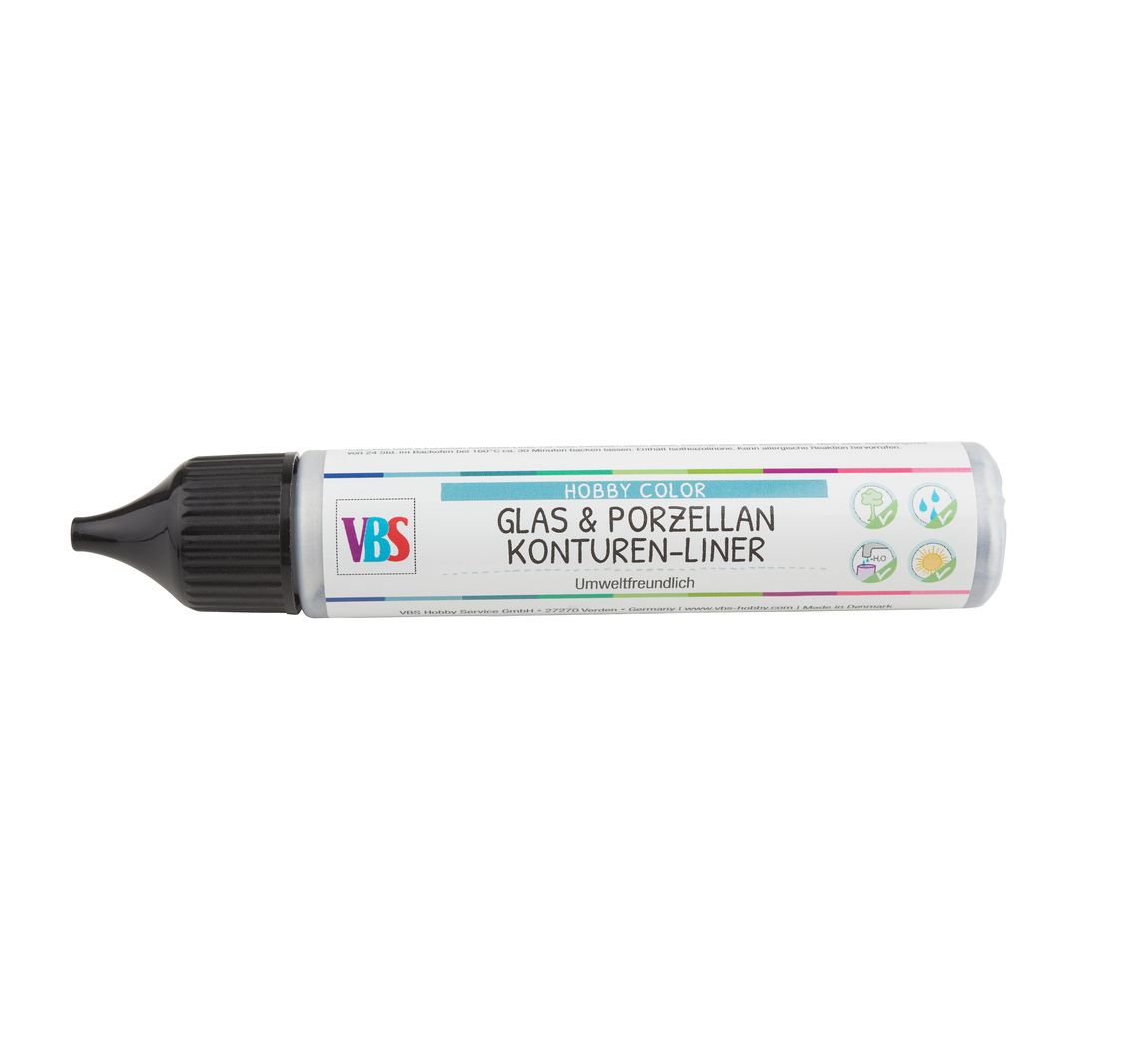 VBS Glas- & Porzellankonturen-Liner - Silber