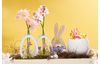 VBS Vase glass tube holder "Egg with bunny",