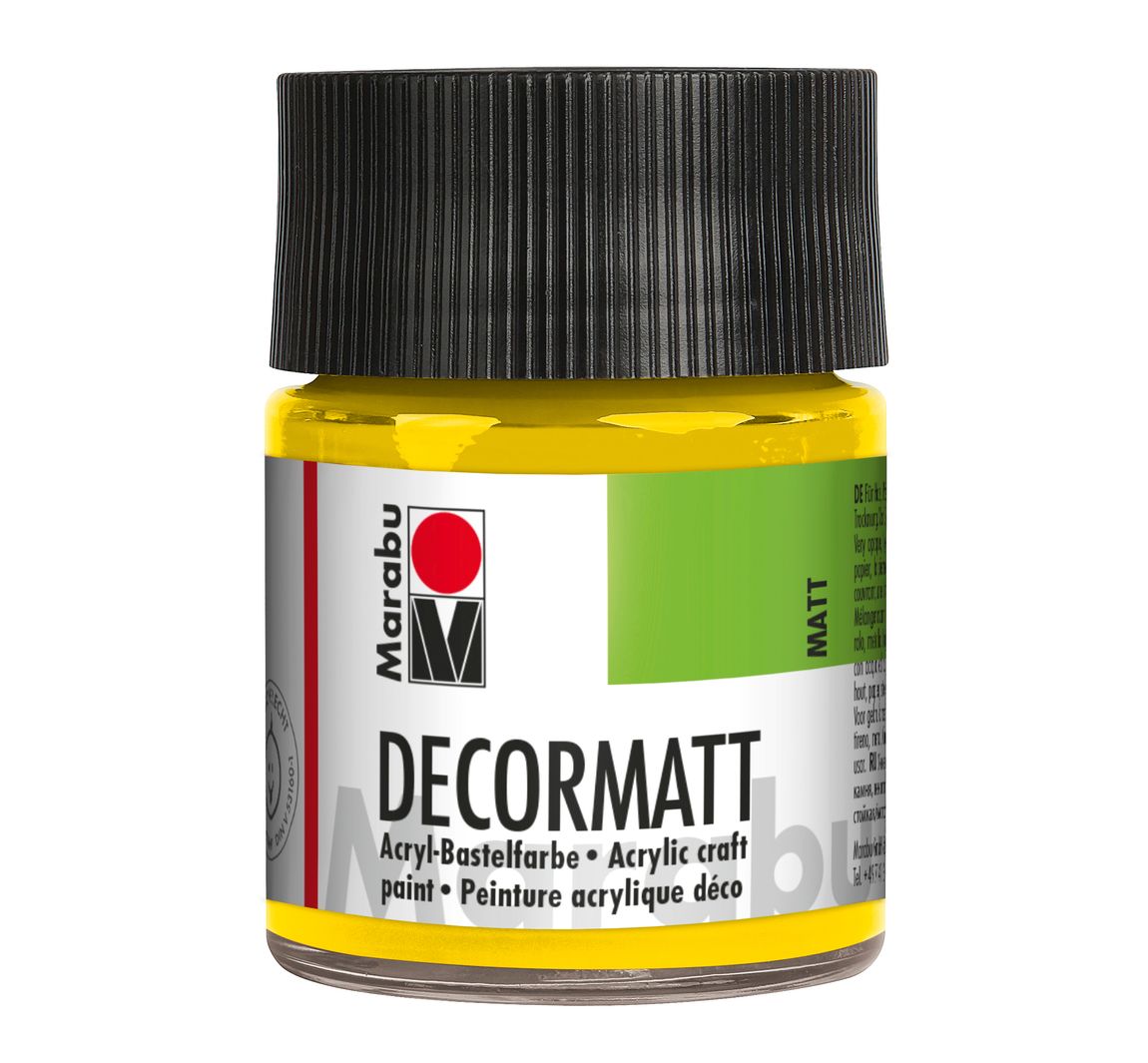 Marabu-Decormatt, 50ml - Gelb