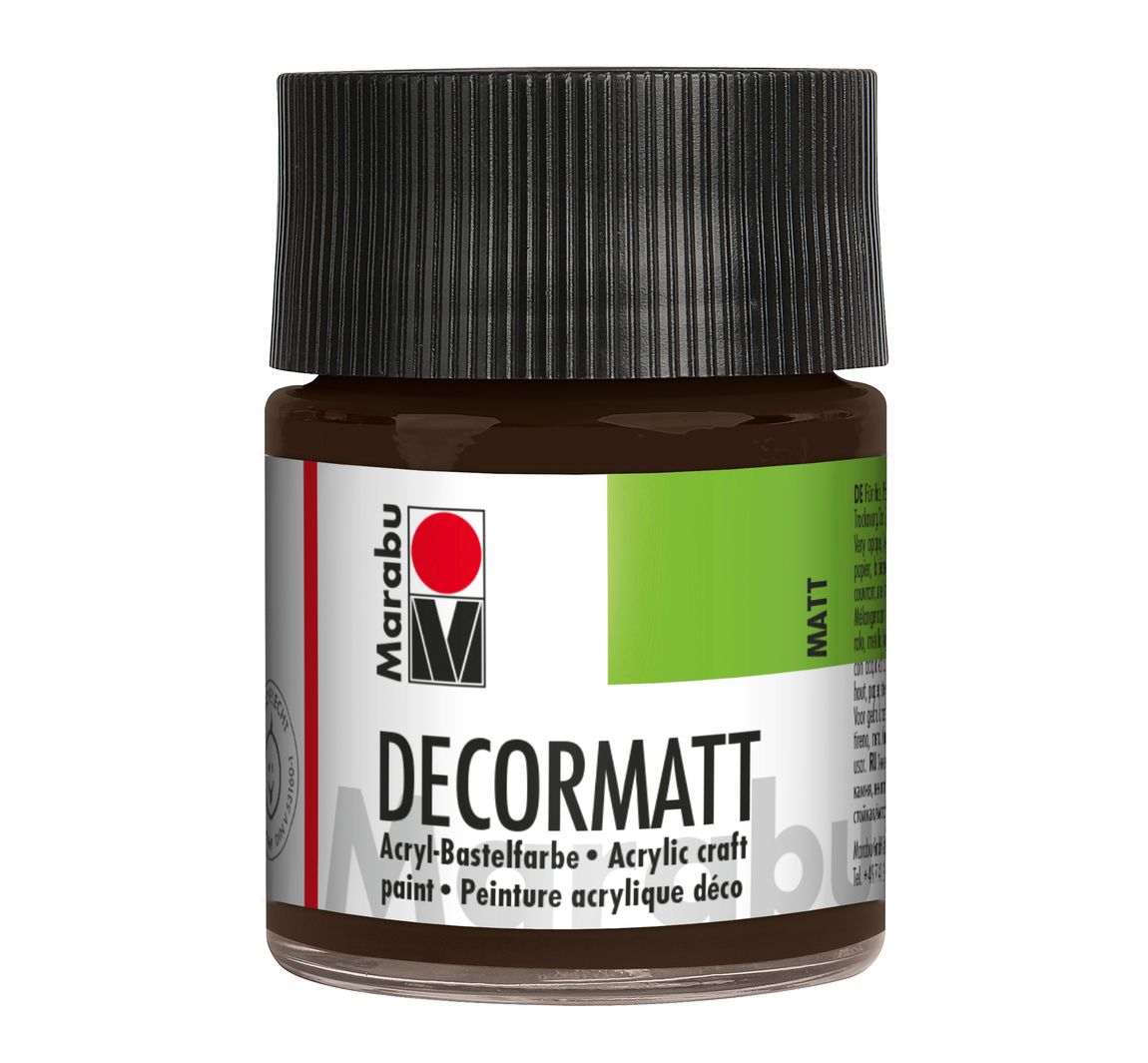 Marabu-Decormatt, 50ml - Dunkelbraun