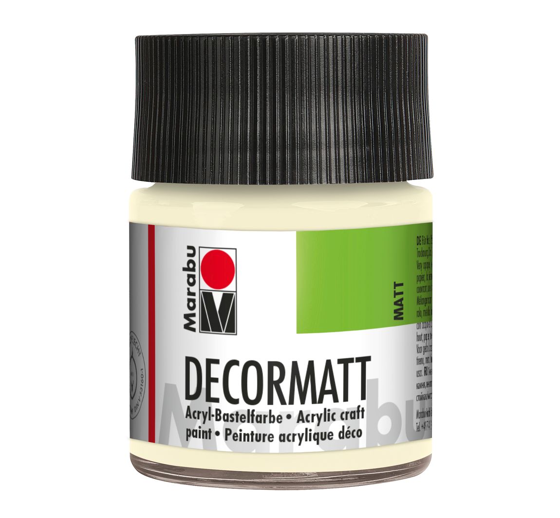 Marabu-Decormatt, 50ml - Elfenbein