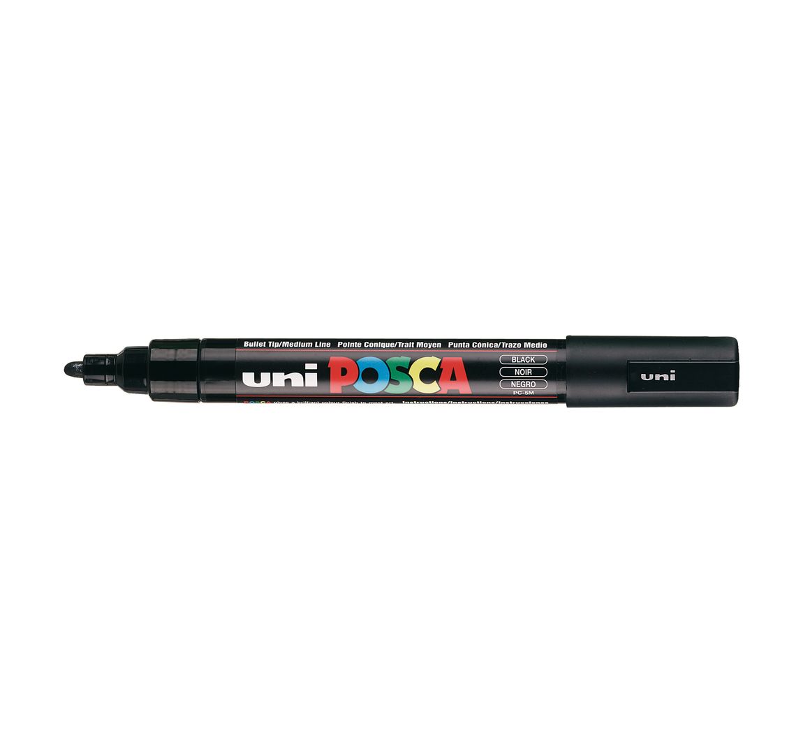 POSCA Marker PC-5M - Schwarz