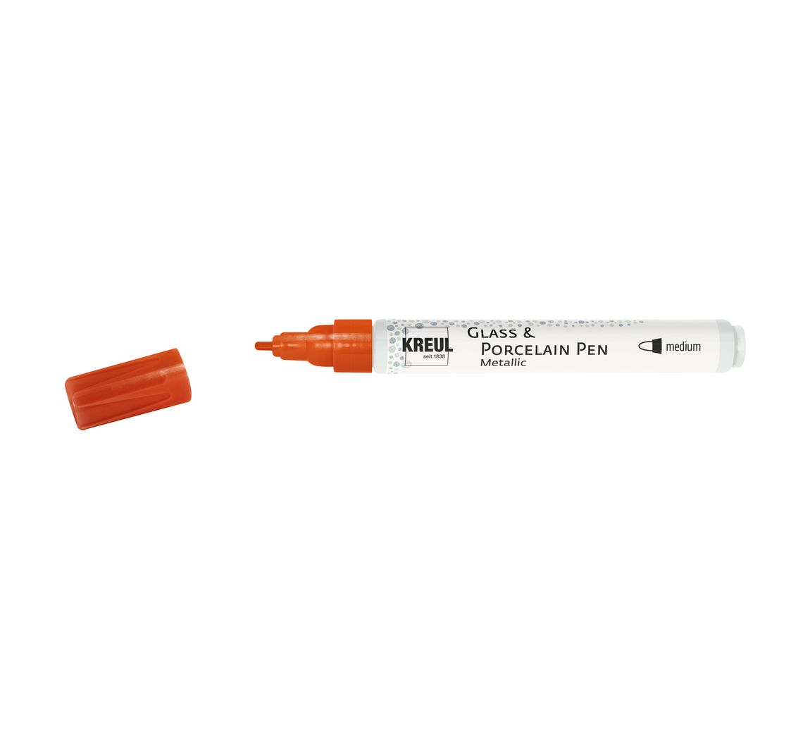 KREUL Glass & Porcelain Pen "Metallic" - Kupfer