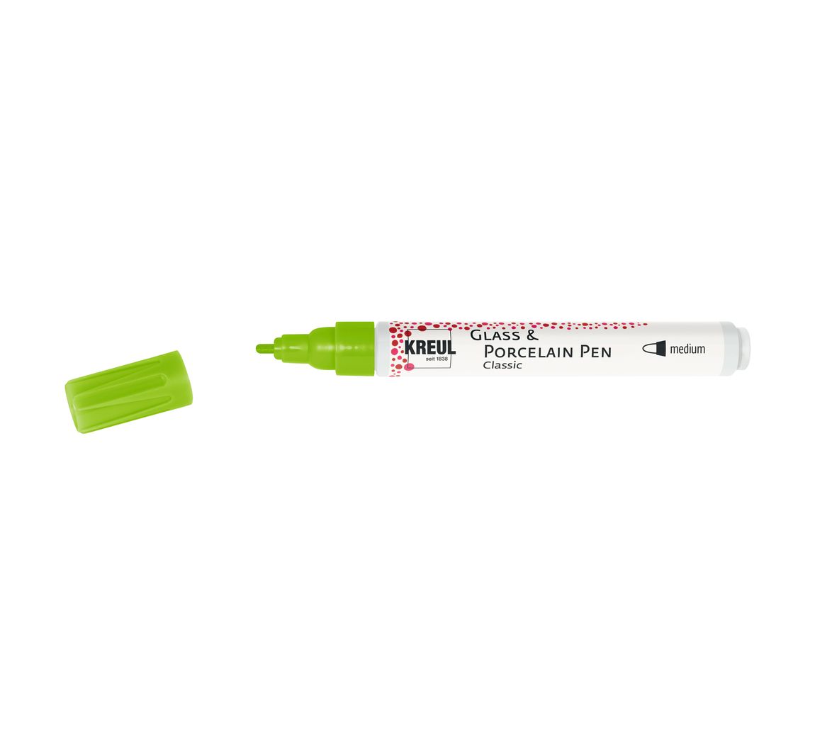 KREUL Glass & Porcelain Pen "Classic" - Reseda