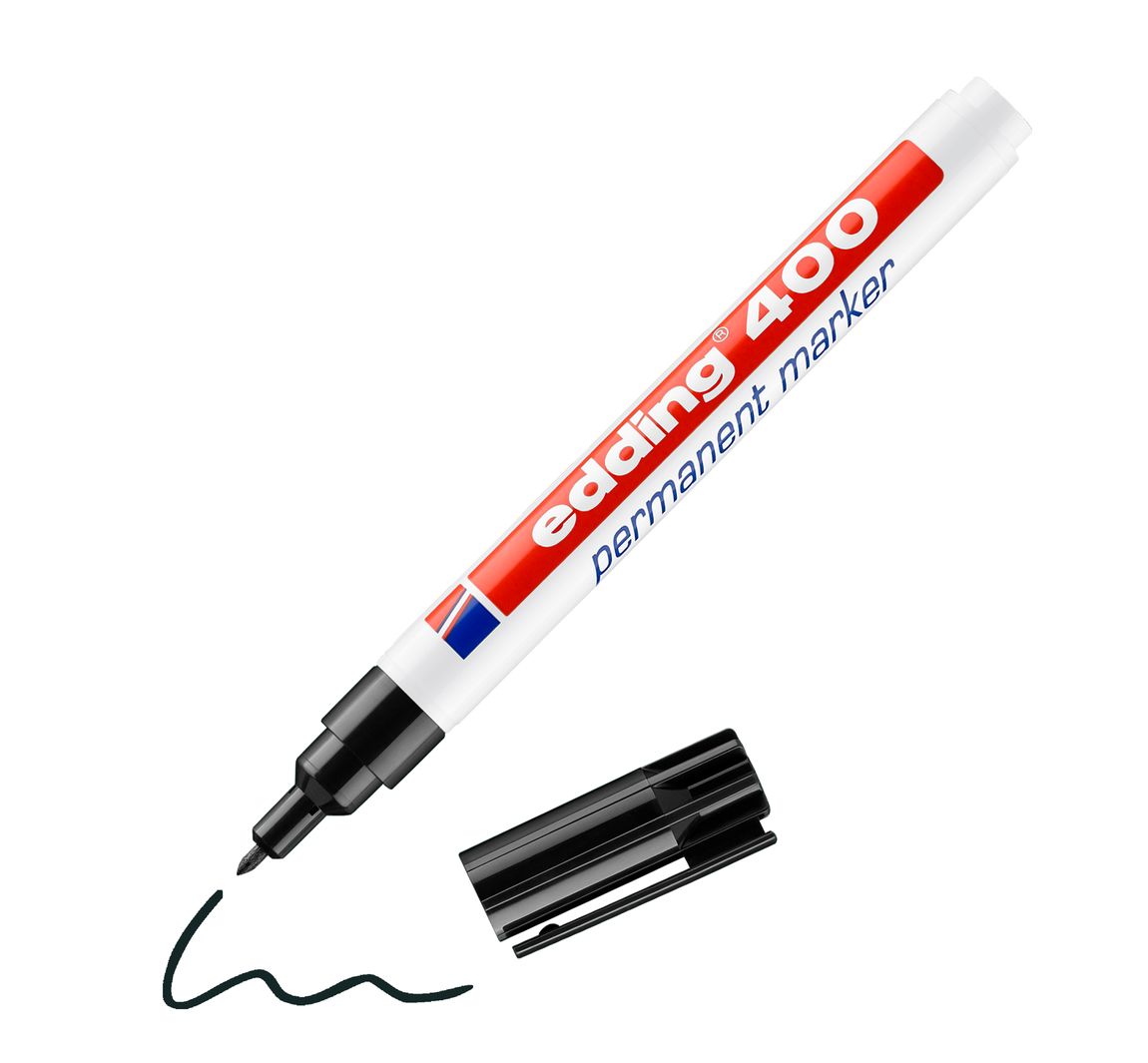 edding 400 "Permanent-Marker" - Schwarz