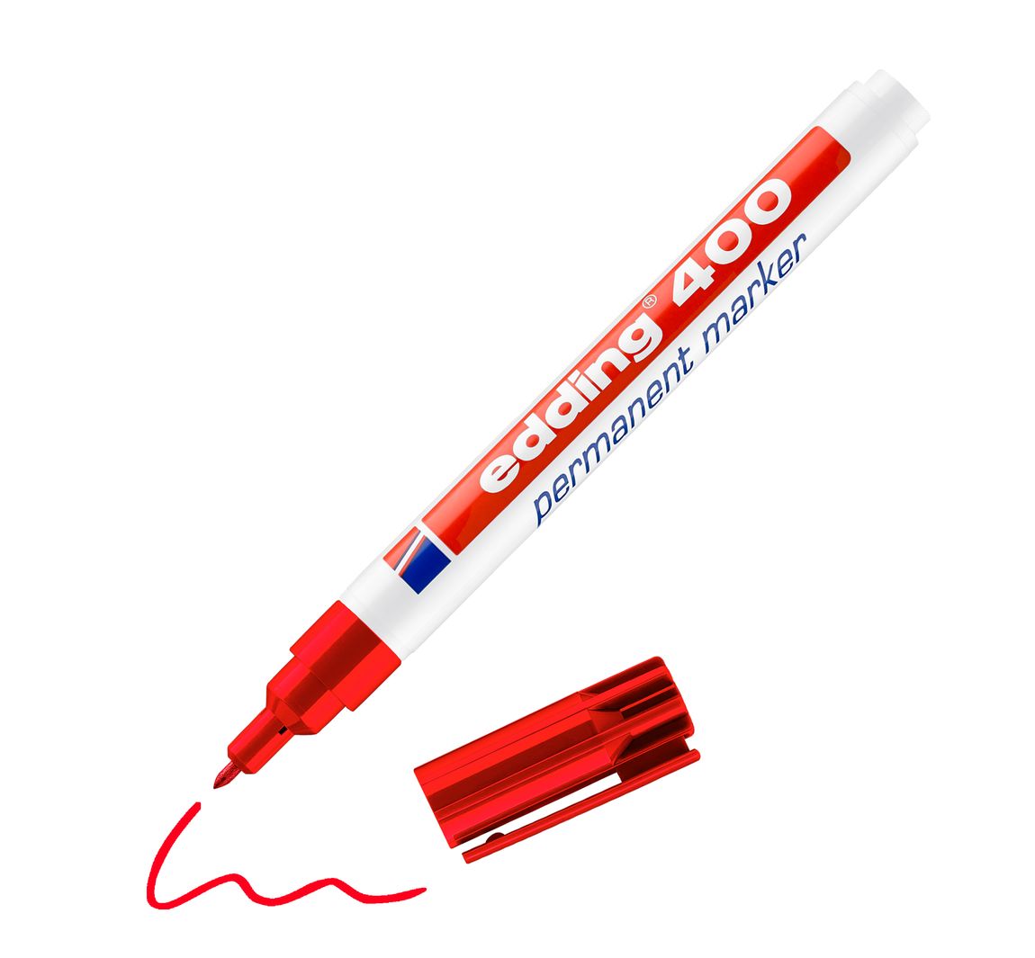 edding 400 "Permanent-Marker" - Rot