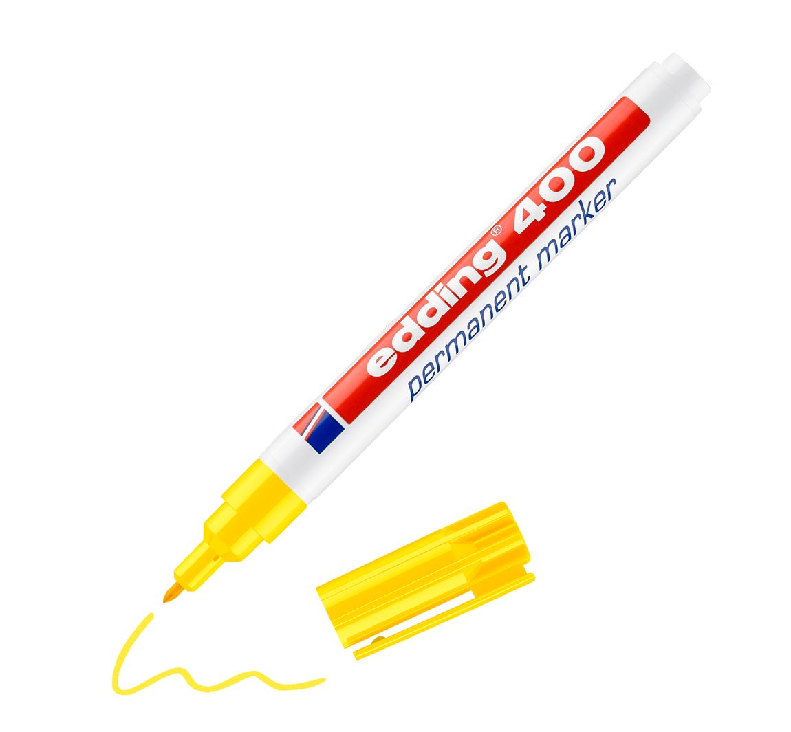 edding 400 "Permanent-Marker" - Gelb