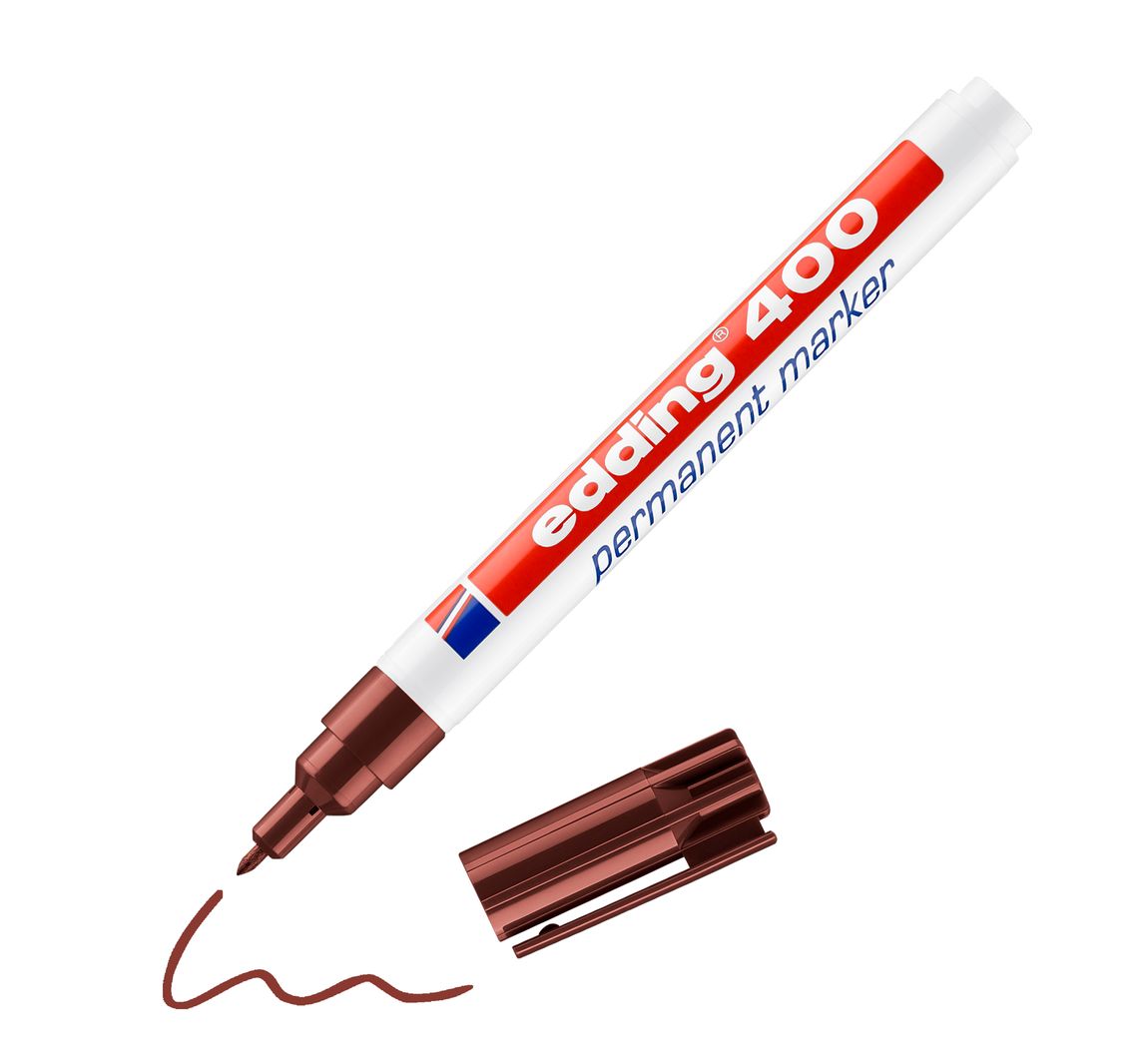 edding 400 "Permanent-Marker" - Braun