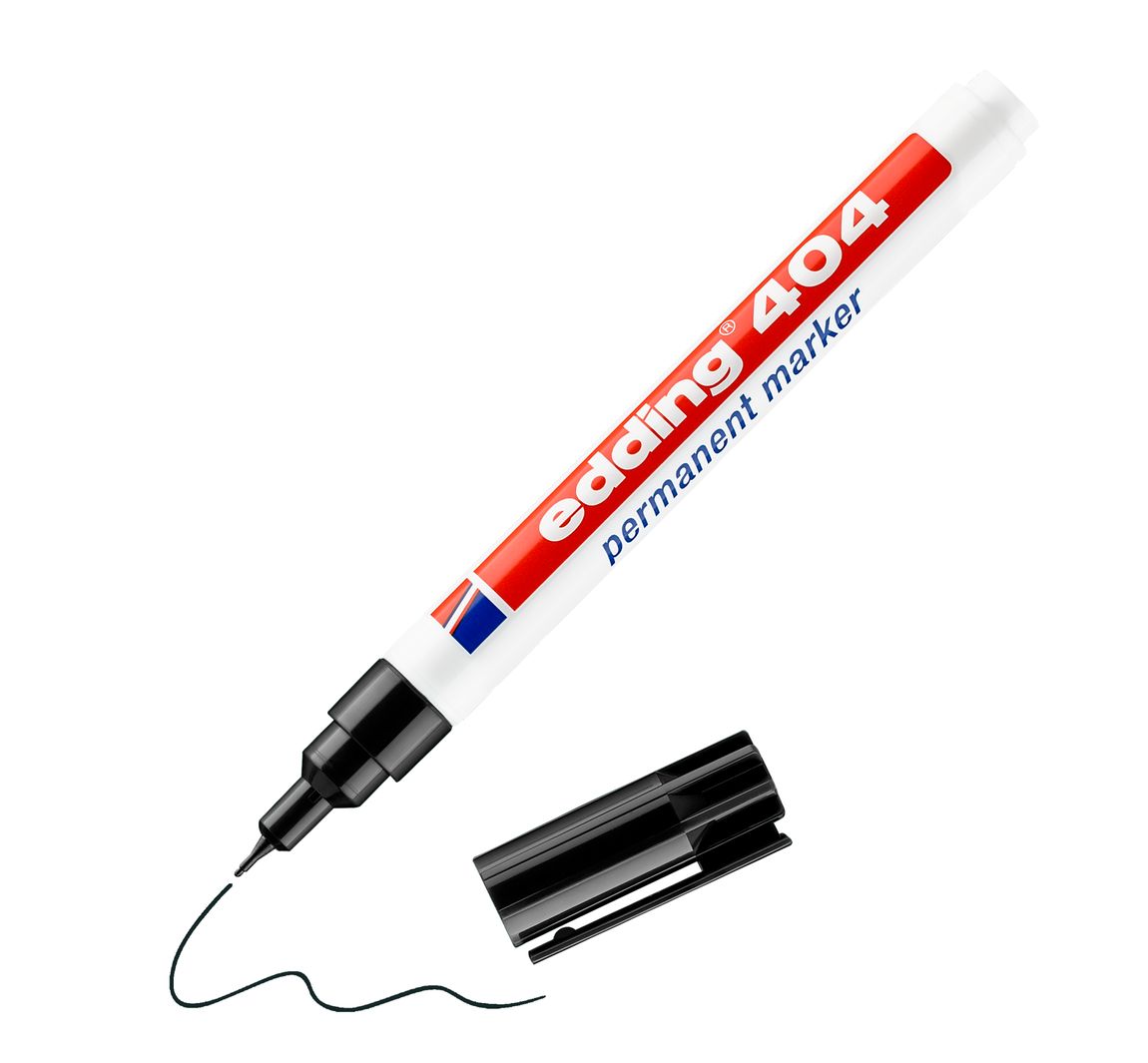 edding 404 "Permanent-Marker" - Schwarz