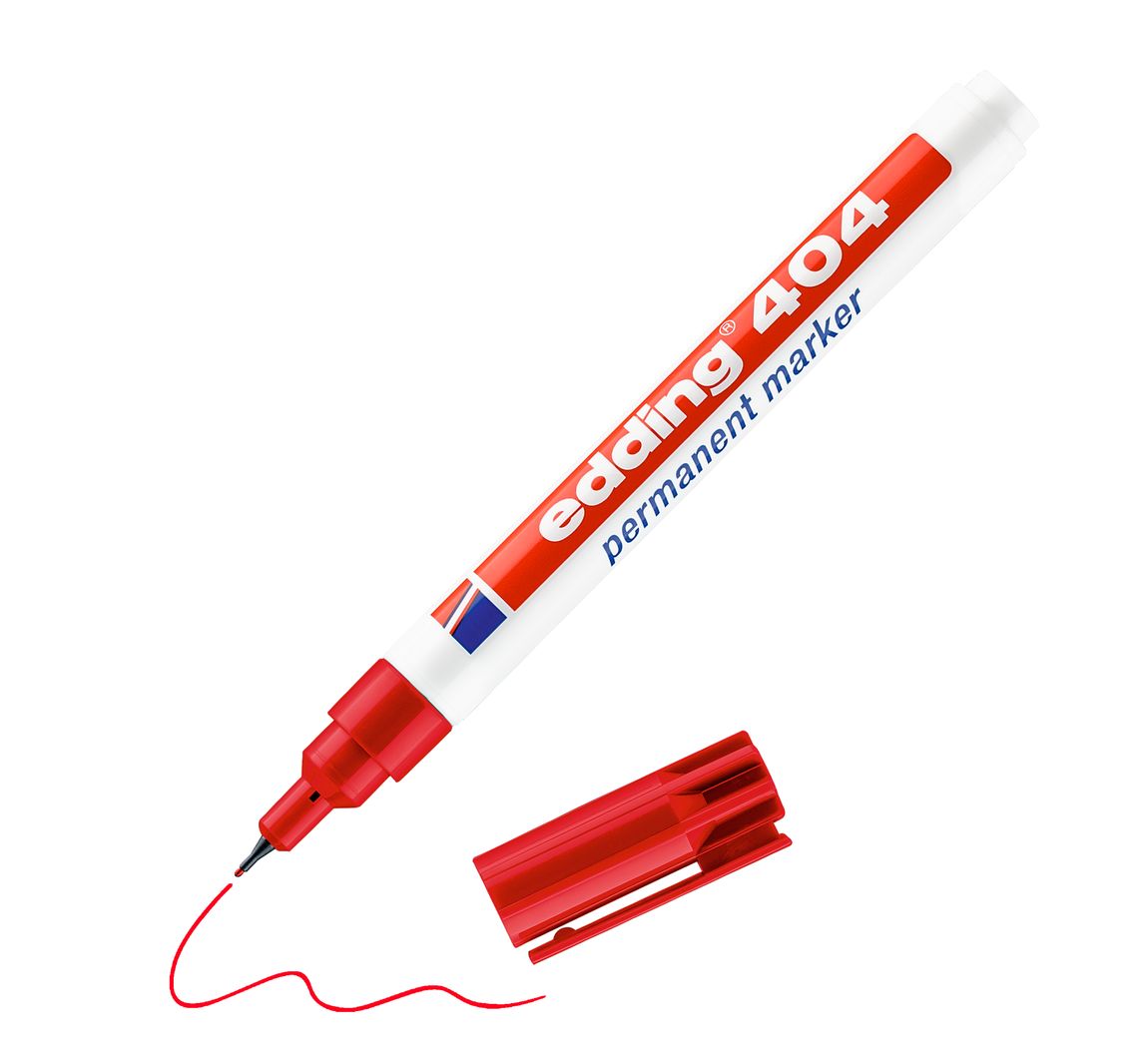 edding 404 "Permanent-Marker" - Rot