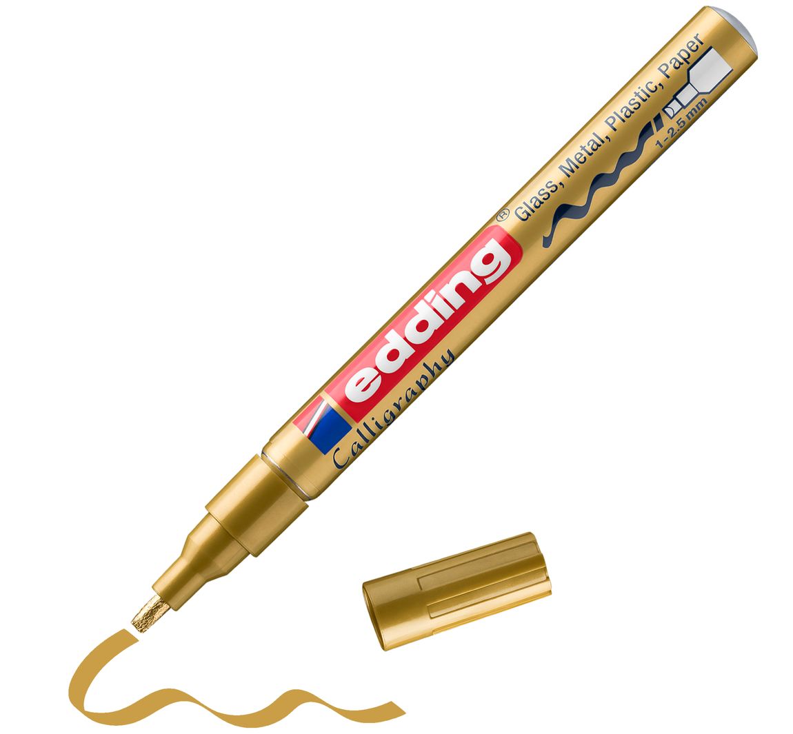 edding 753 "Glanzlack-Marker Kalligraphie" - Gold