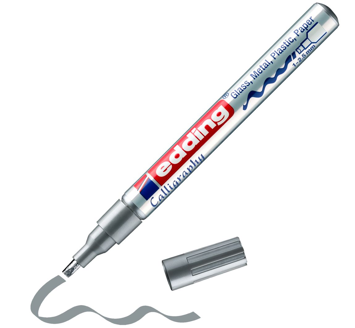 edding 753 "Glanzlack-Marker Kalligraphie" - Silber
