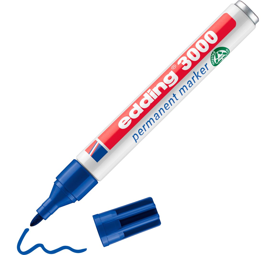 edding 3000 "Permanent-Marker" - Blau