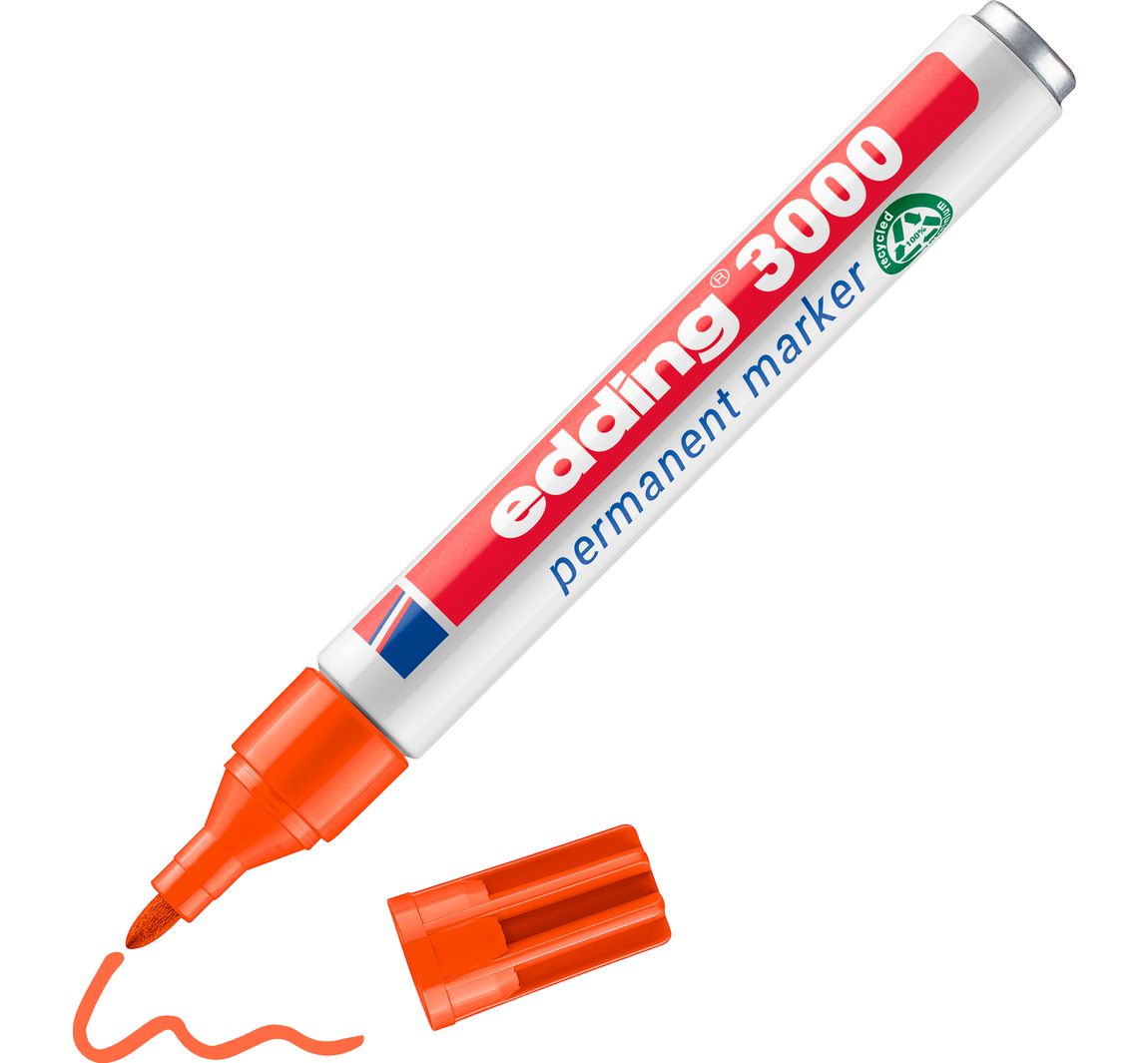 edding 3000 "Permanent-Marker" - Orange