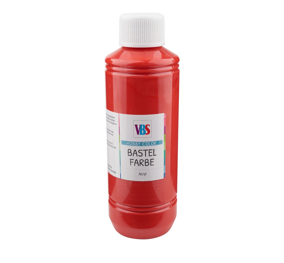 VBS Bastelfarbe, 250 ml - Rot