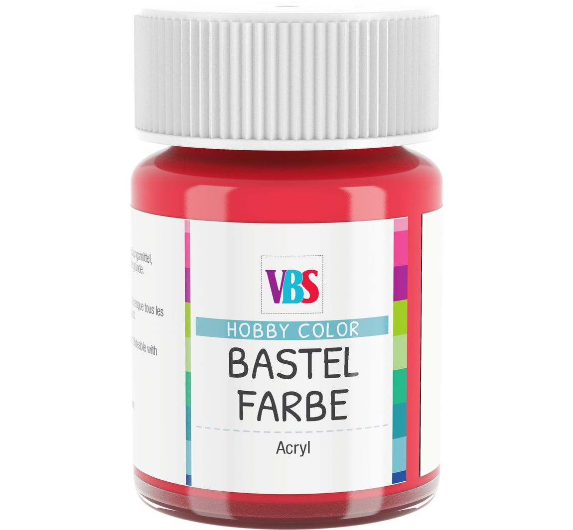 VBS Bastelfarbe, 15 ml - Rot