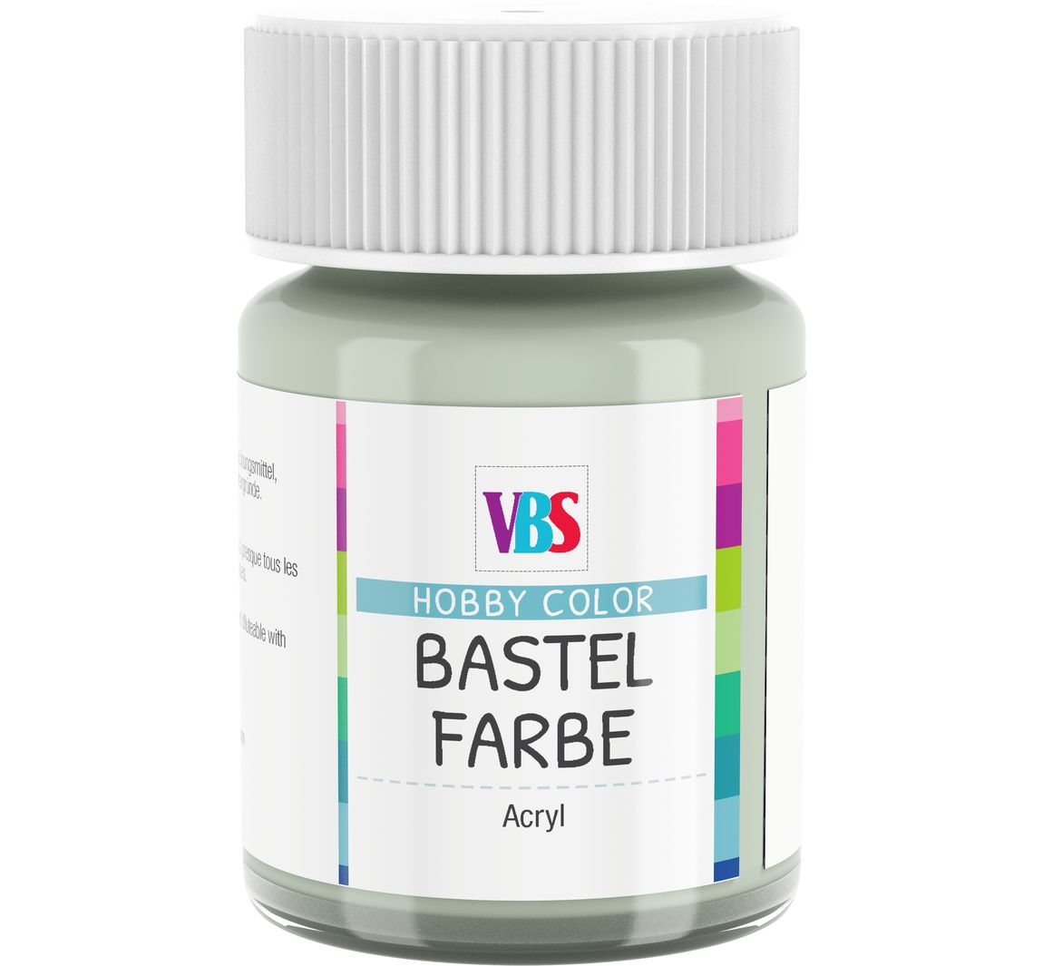 VBS Bastelfarbe, 15 ml - Pastell-Olivgrün