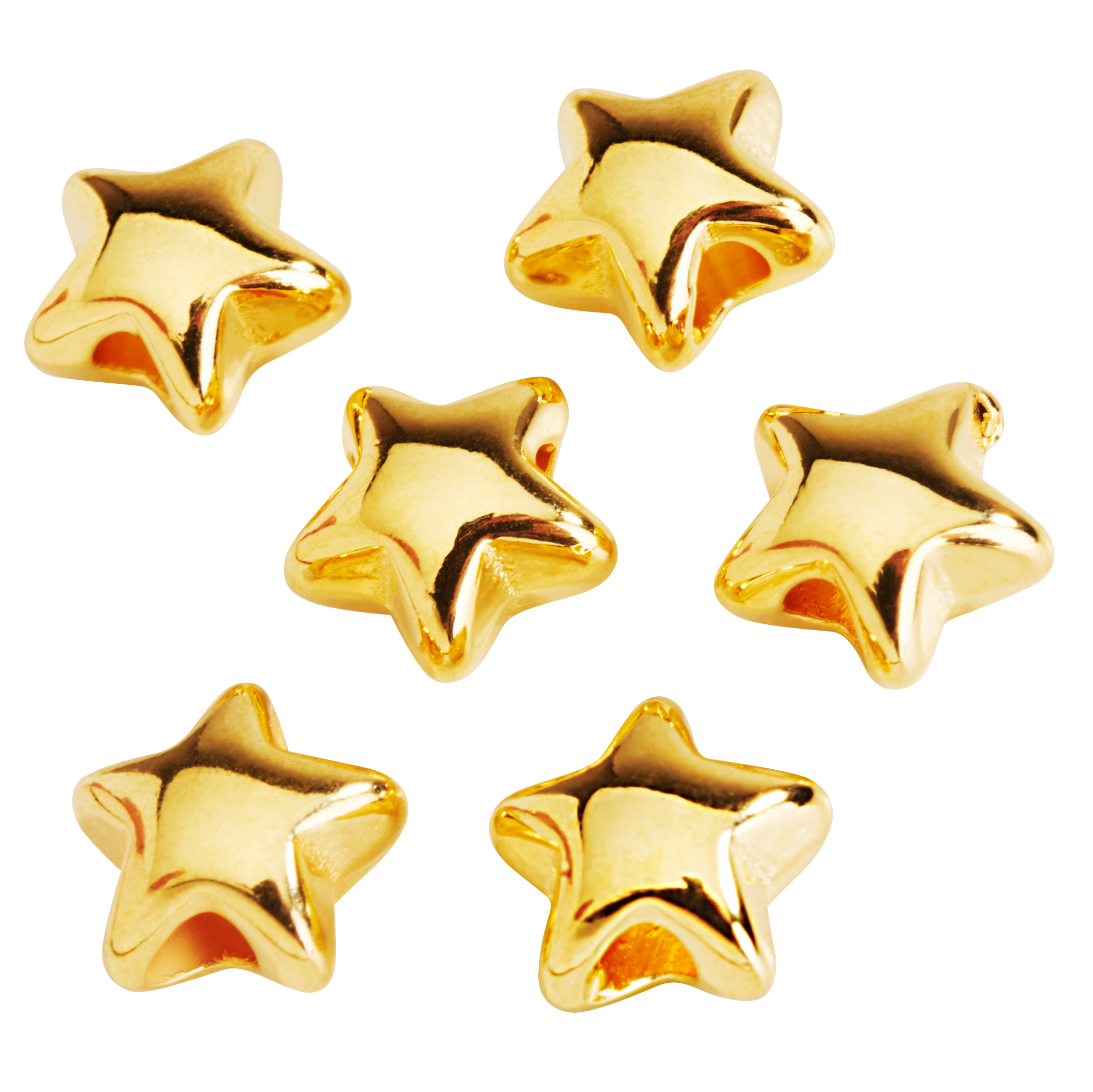 Milisten DIY Perlen Set – Schwarze Sterne Mit Gold Für Schmuckbasteln