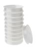 VBS Rubber cords "Magic Stretch", transparent, 0.8 mm, 10 rolls of 4 m