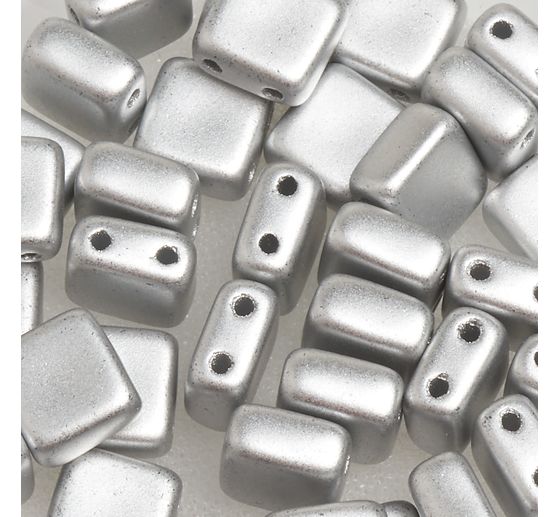 Glasperle "Quadratisch", 35 Stück