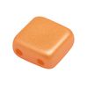 Glasperle "Quadratisch", 35 Stück Orange