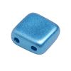 Glasperle "Quadratisch", 35 Stück Blau