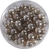Crystal Renaissance glass wax bead, 6mm, 40 pieces