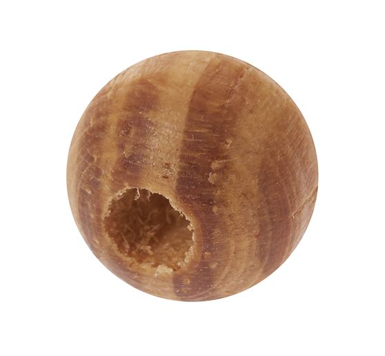 VBS Holzperlen mit Naturmaserung, Ø 8 mm, 100 g