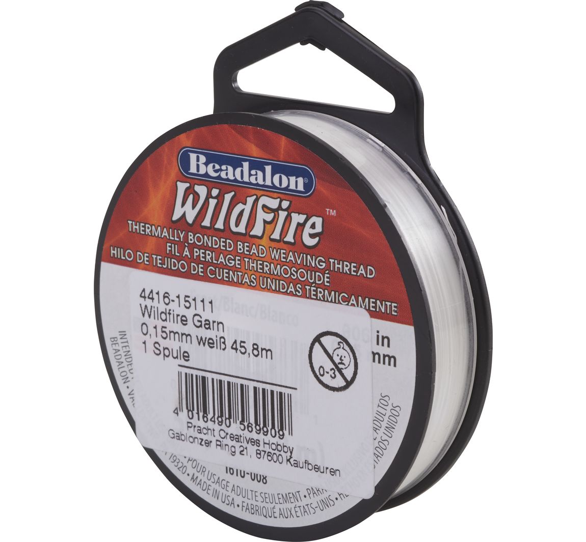 Perlgarn WildFire, 45 m - Weiß