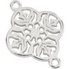 Charms-Verbinder "Ornament" Silber