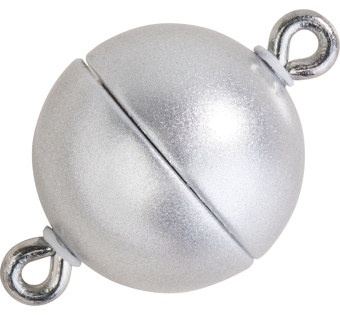 Power Magnetverschluss, Ø 12mm - Silber