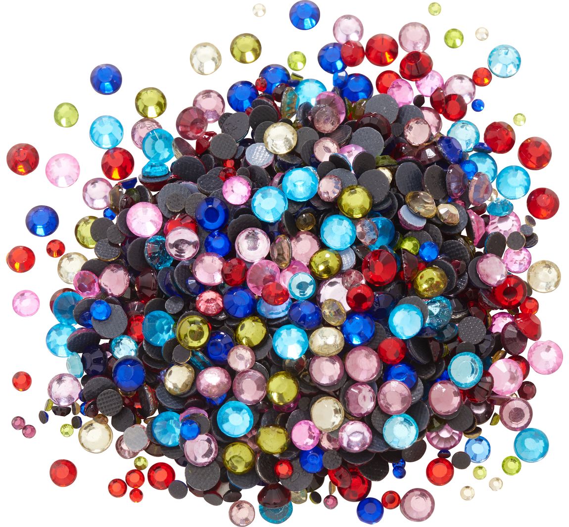 Strass-Steine, 1400 Stück - Multi-Color