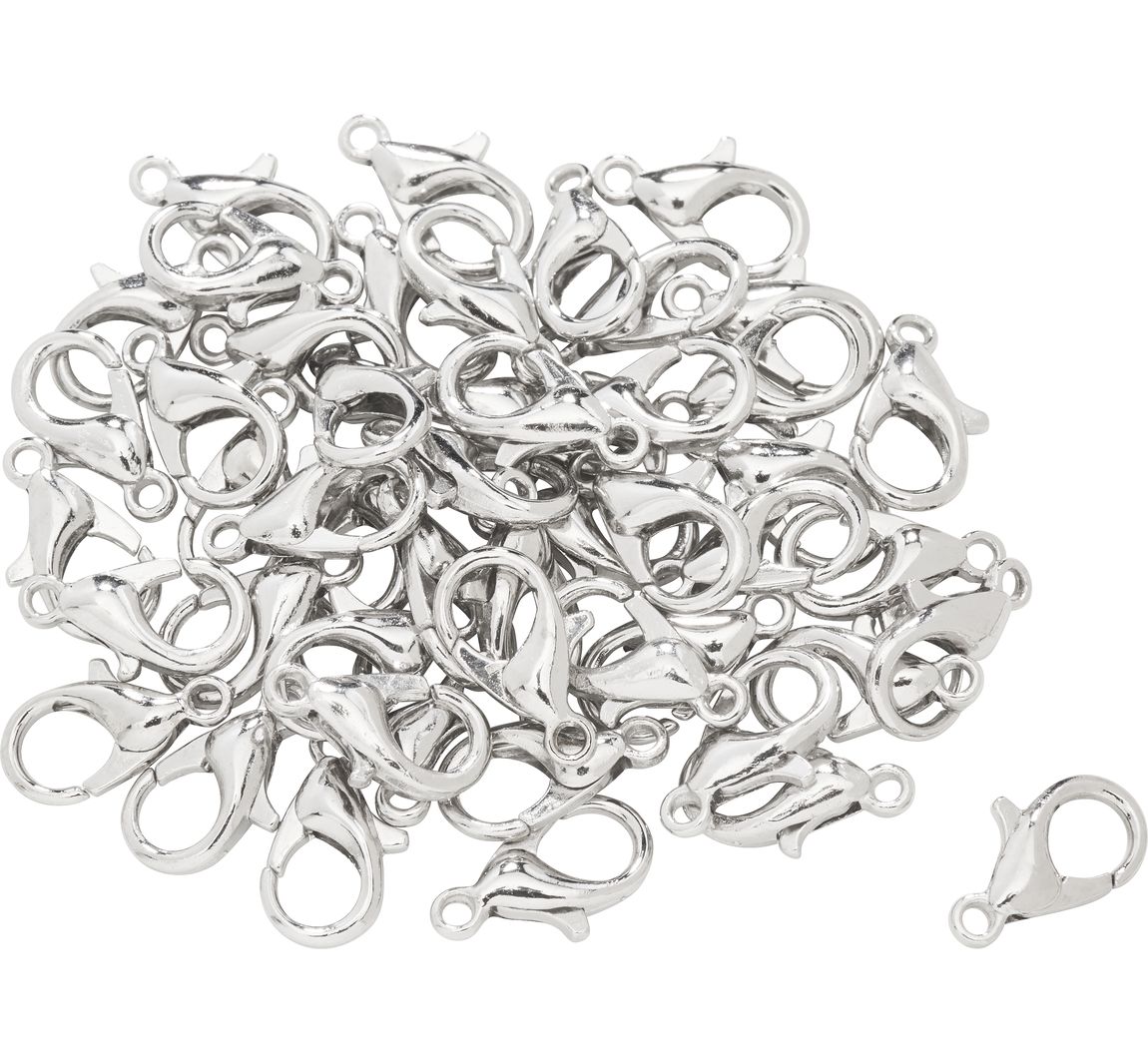 VBS Karabinerverschlüsse "12 mm", 50 Stück
