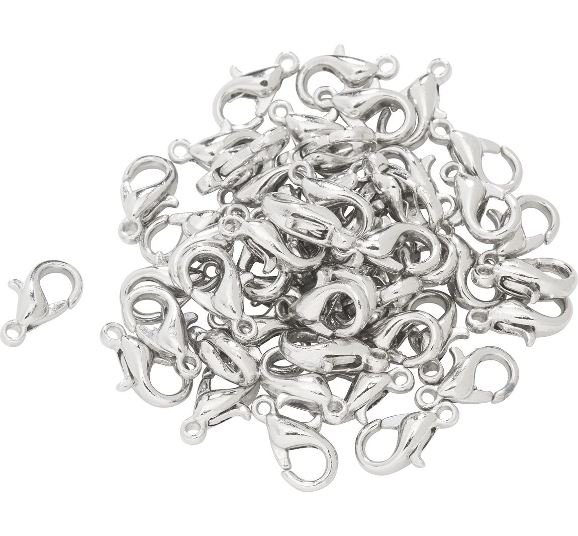 VBS Karabinerverschlüsse "10 mm", 50 Stück