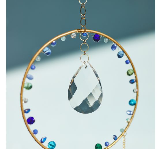 Metal ring "Circle", Gold color