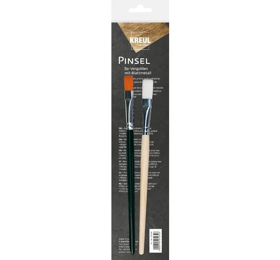 KREUL Pinsel 2er-Set "Vergolden"