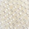 Crystal Renaissance Glaswachsperle, 4mm, 75 Stück Schneeweiß