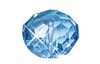 Glasschliffperlen, 10 mm, 35 Stück