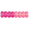 Large hole bead "Sunshine" Fuchsia/Rose