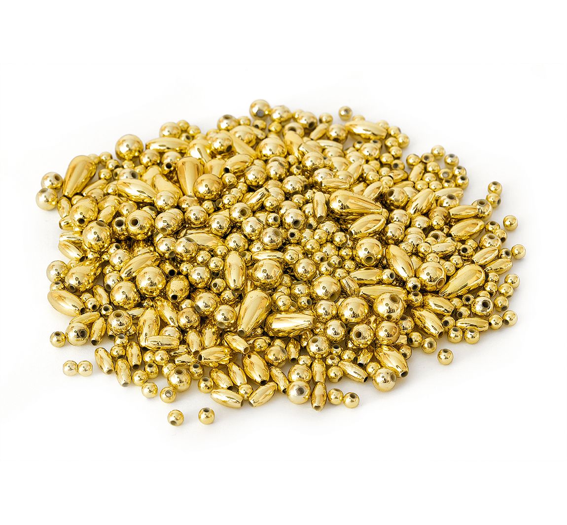 Metallic-Perlenmischung - Gold