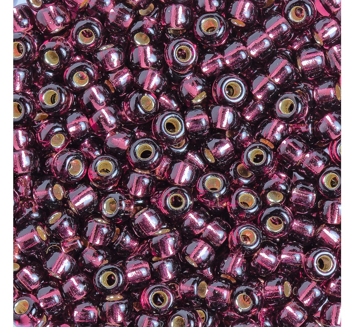 Miyuki-Rocailles - silverlined Amethyst