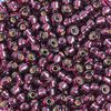 Miyuki-Rocailles silverlined Amethyst