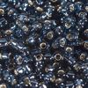 Miyuki-Rocailles silverlined bl. diamond